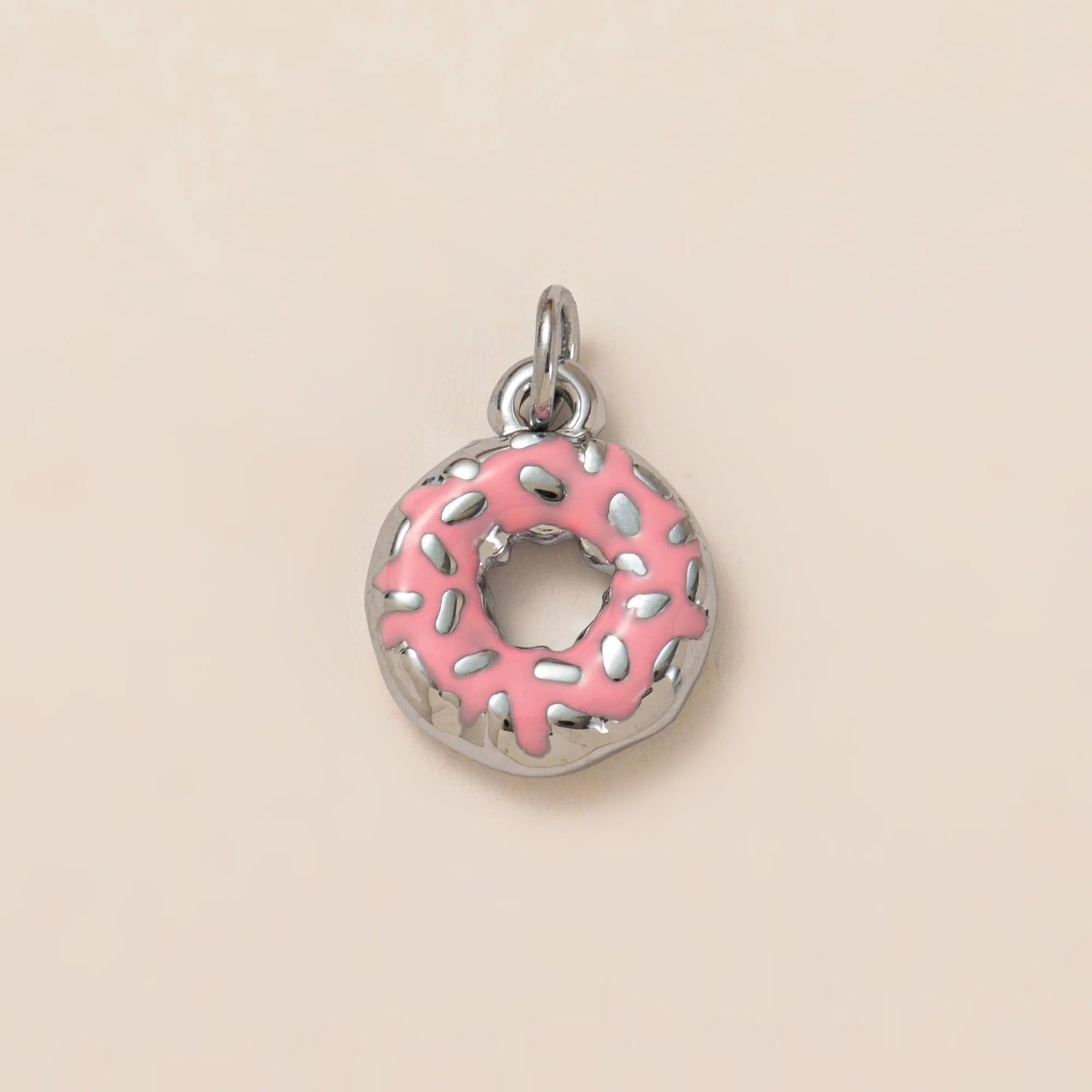 Charms Donuts Argenté