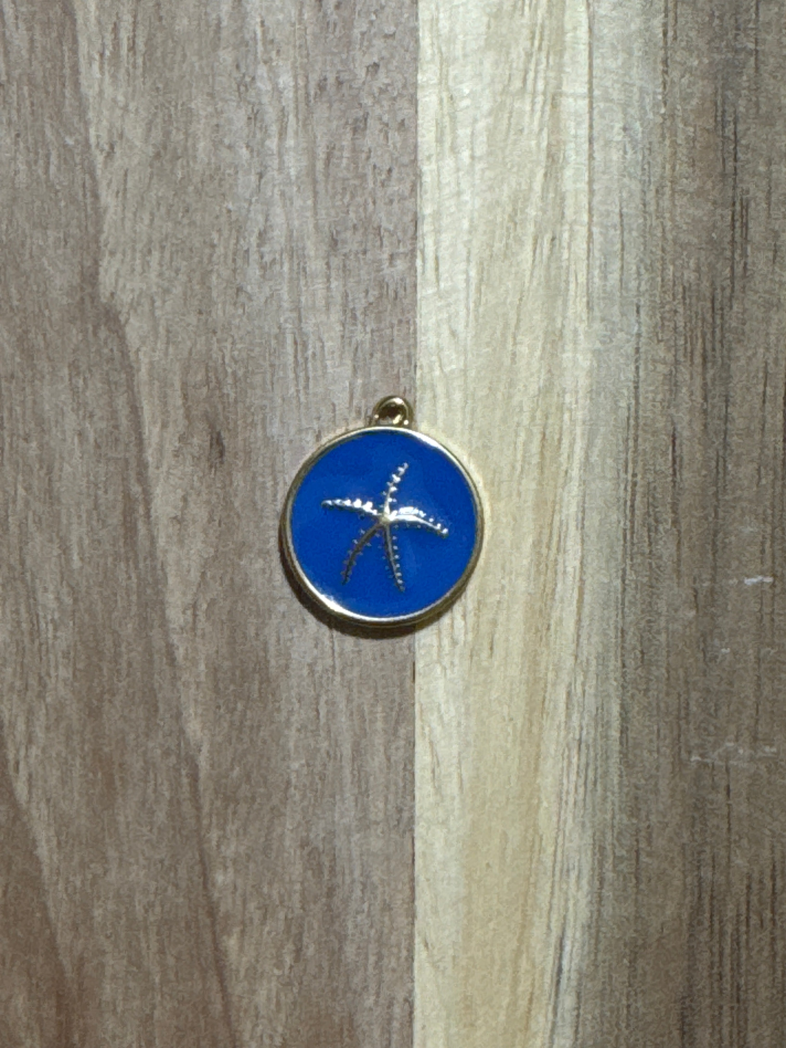 Charms Étoile de mer Bleu