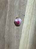 Charms cœur rose