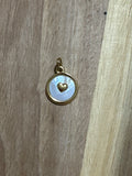 Charms cœur nacré