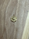 Charms cœur doré