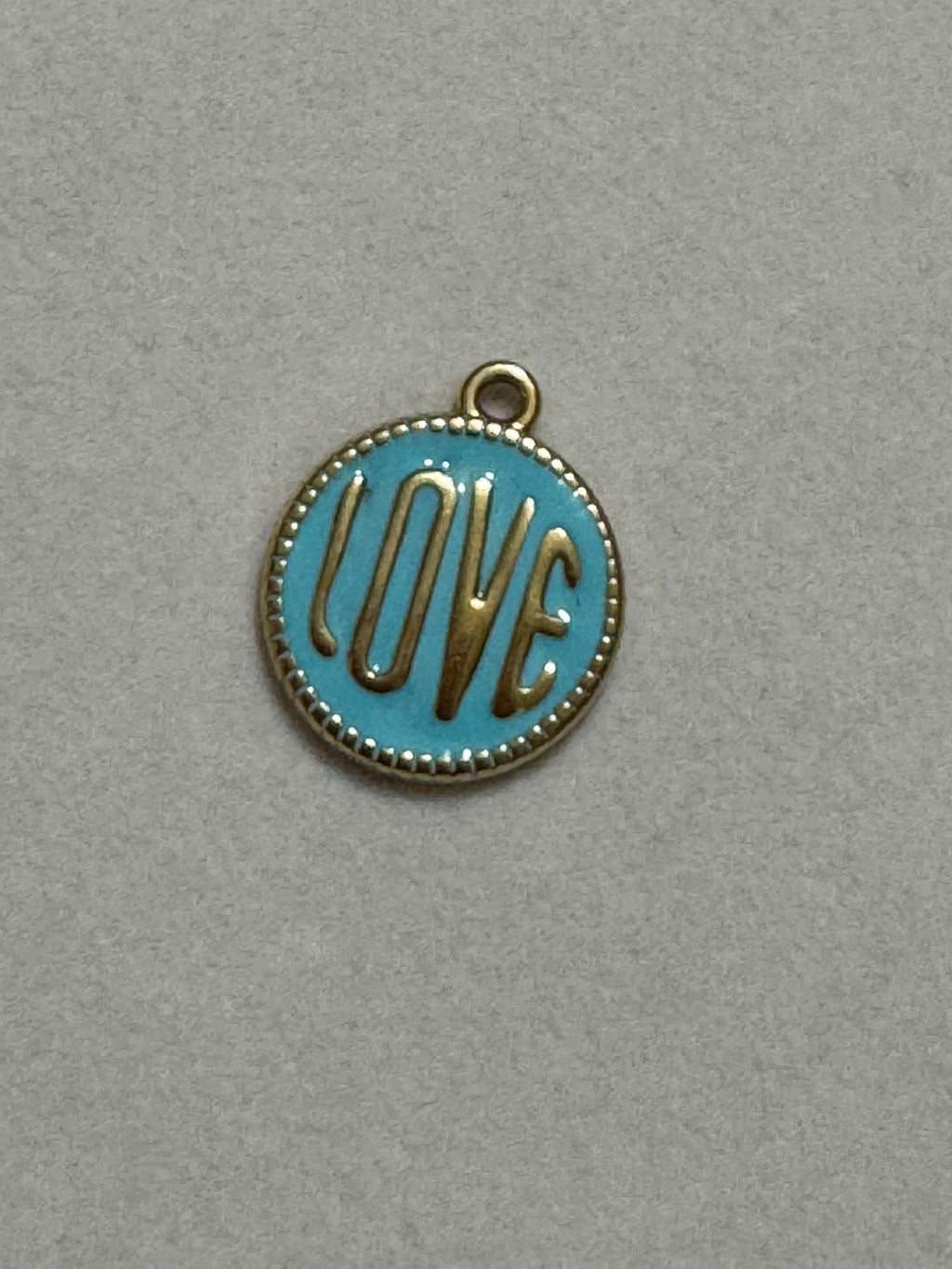 Charms LOVE turquoise