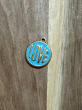 Charms LOVE turquoise